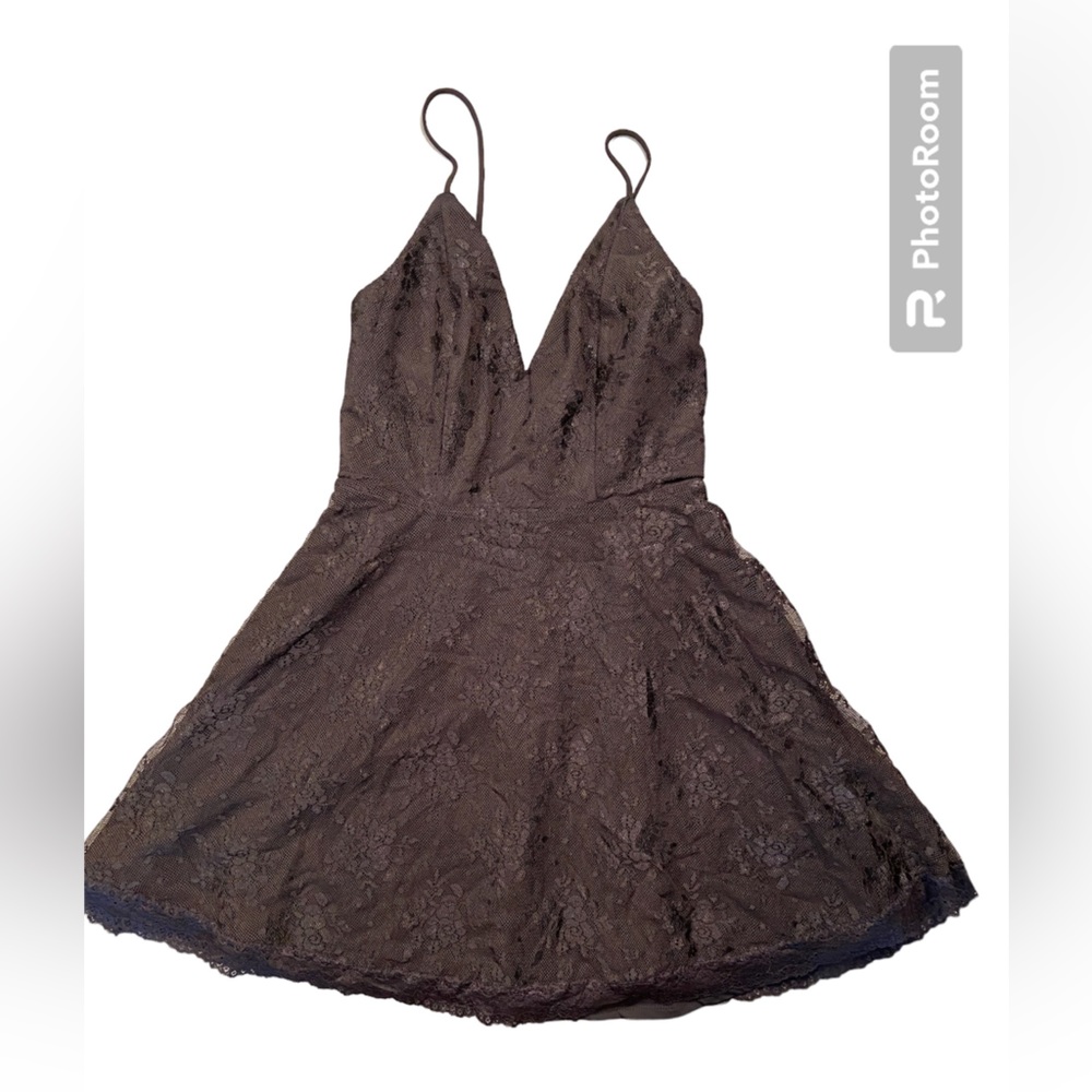 Revolve x NBD Black‎ Lace Mini Dress, Size Small